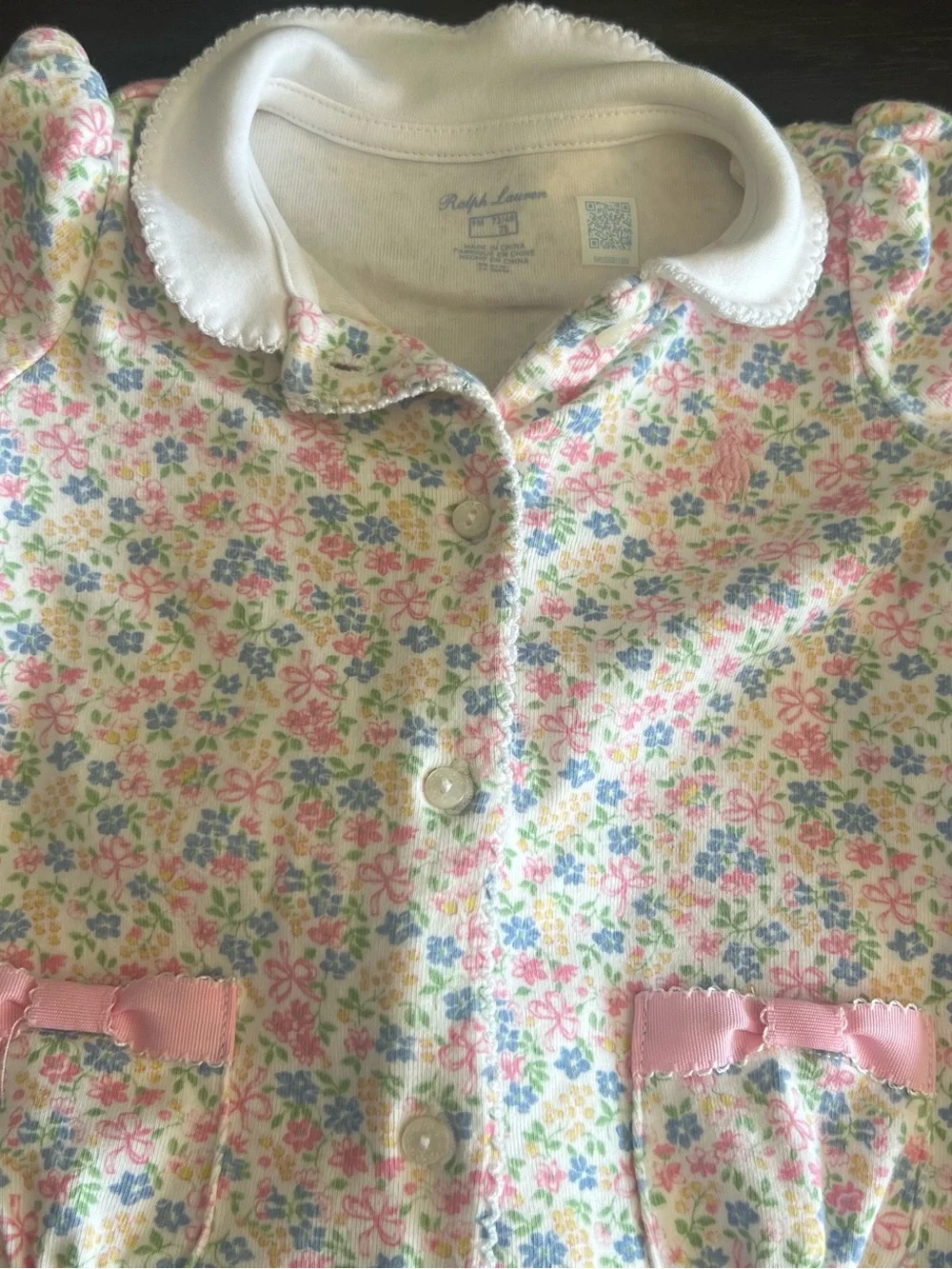 Ralph Lauren Baby Girls' Floral Coverall